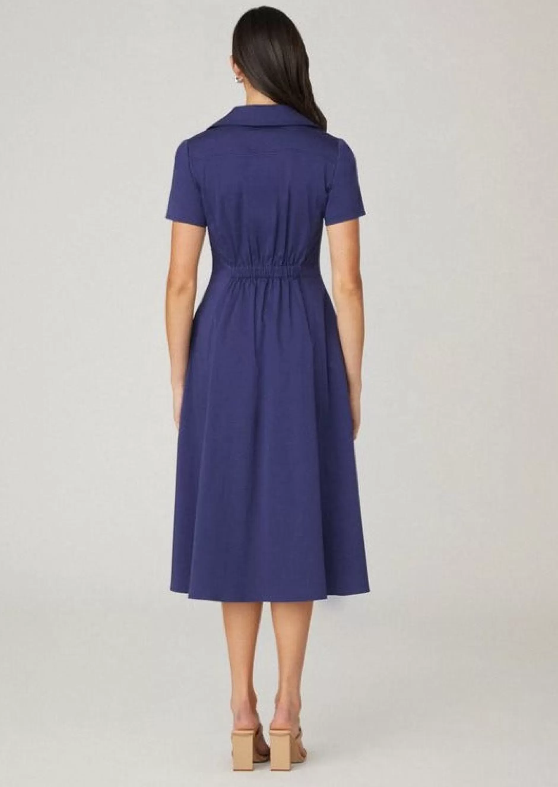 New Shoshanna Ashland Dress Navy