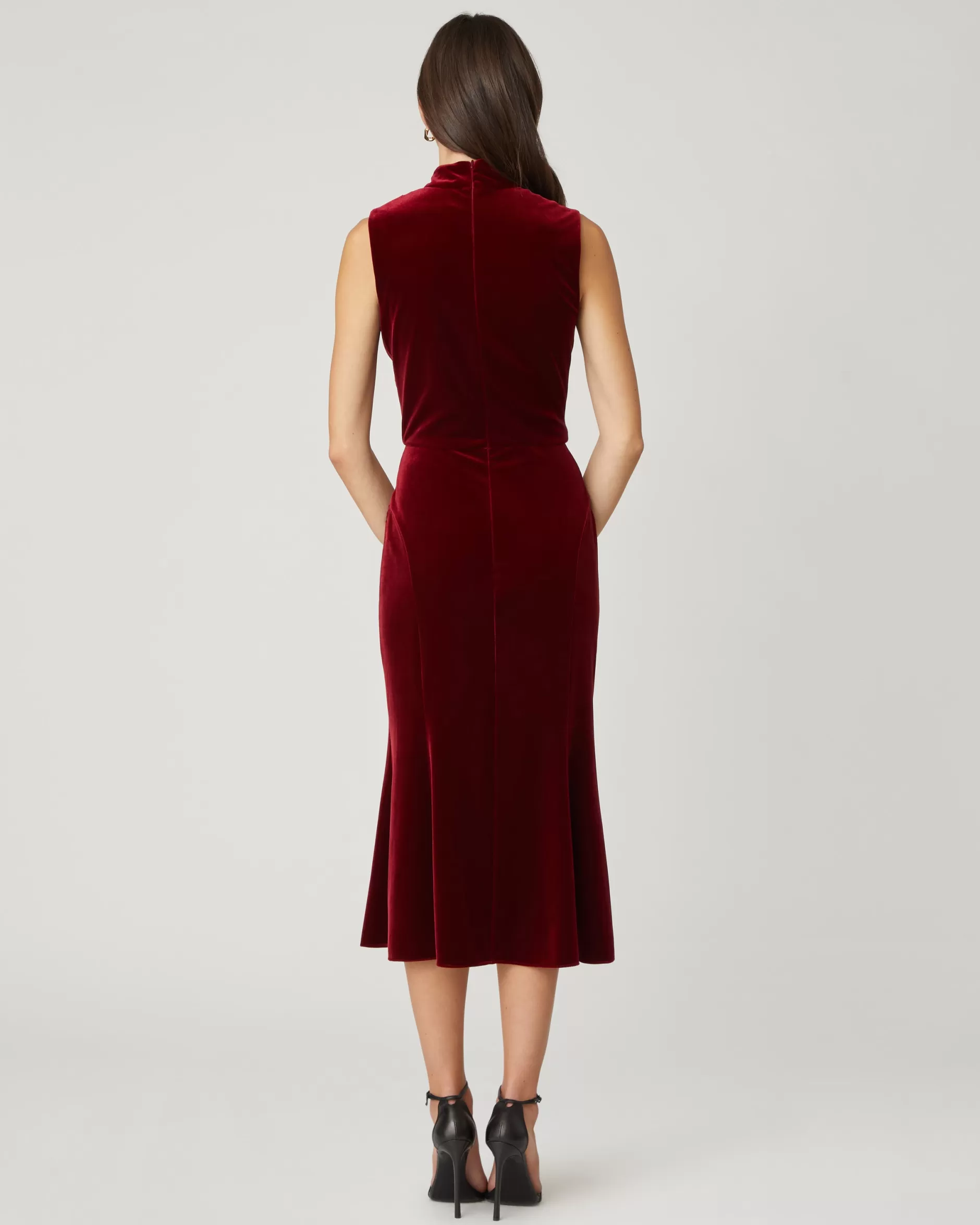 Outlet Shoshanna Audrey Dress Bordeaux