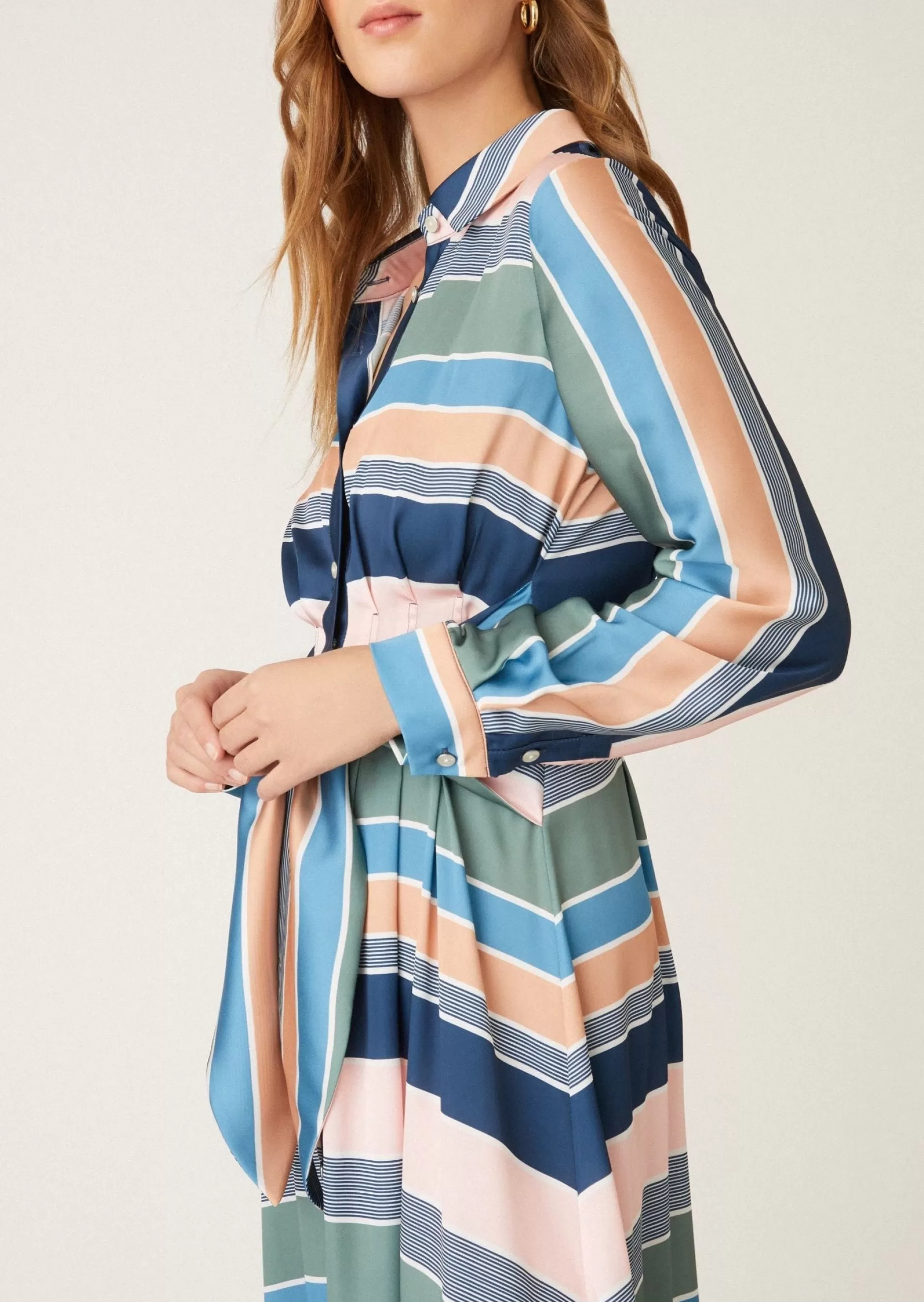 Flash Sale Shoshanna Essie Dress Blush/Navy Multi