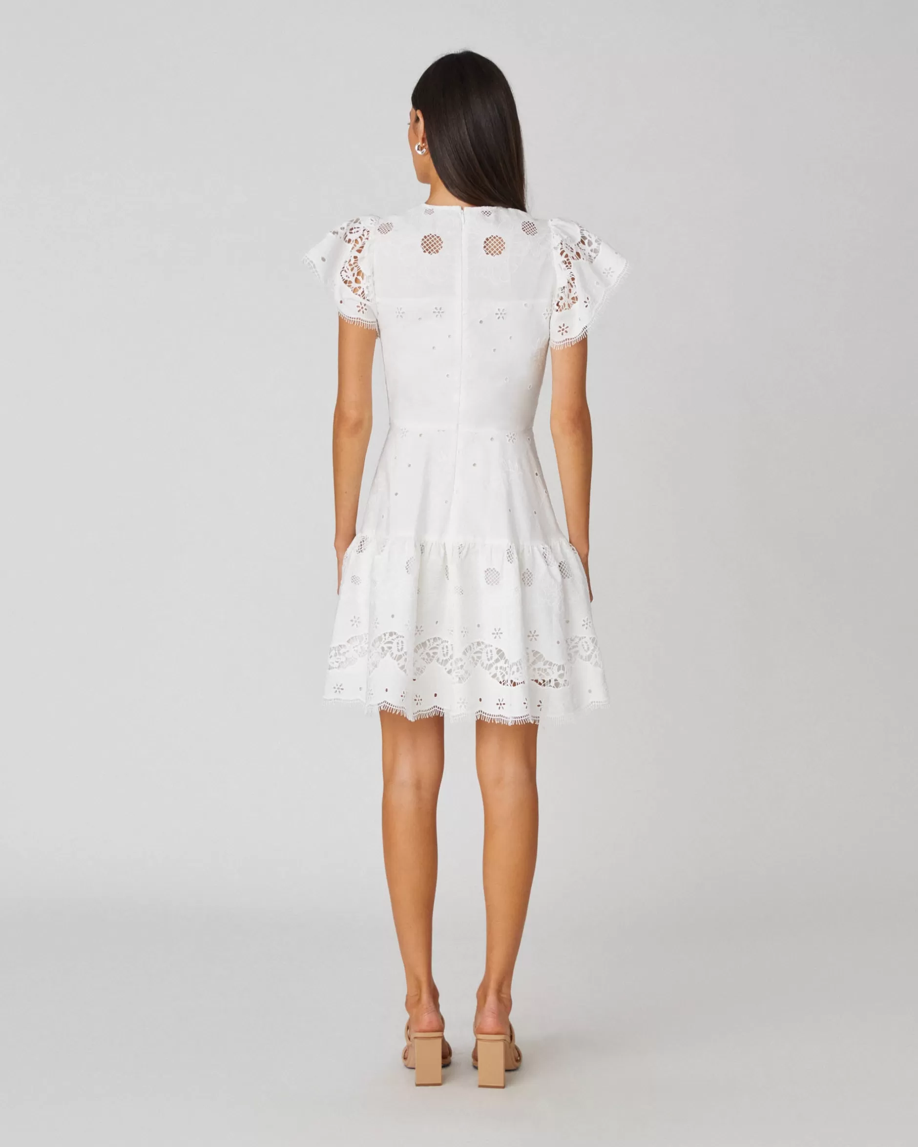 Best Shoshanna Hudson Dress Optic White