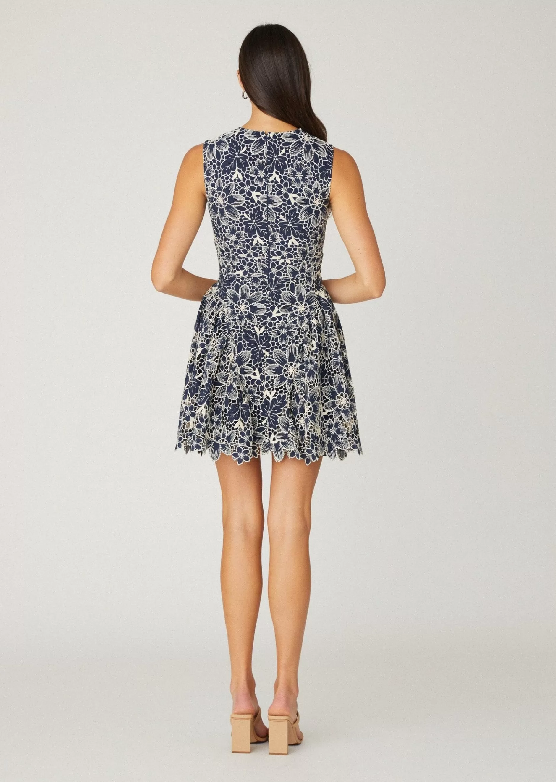 Online Shoshanna Ivy Dress Navy/Ivory