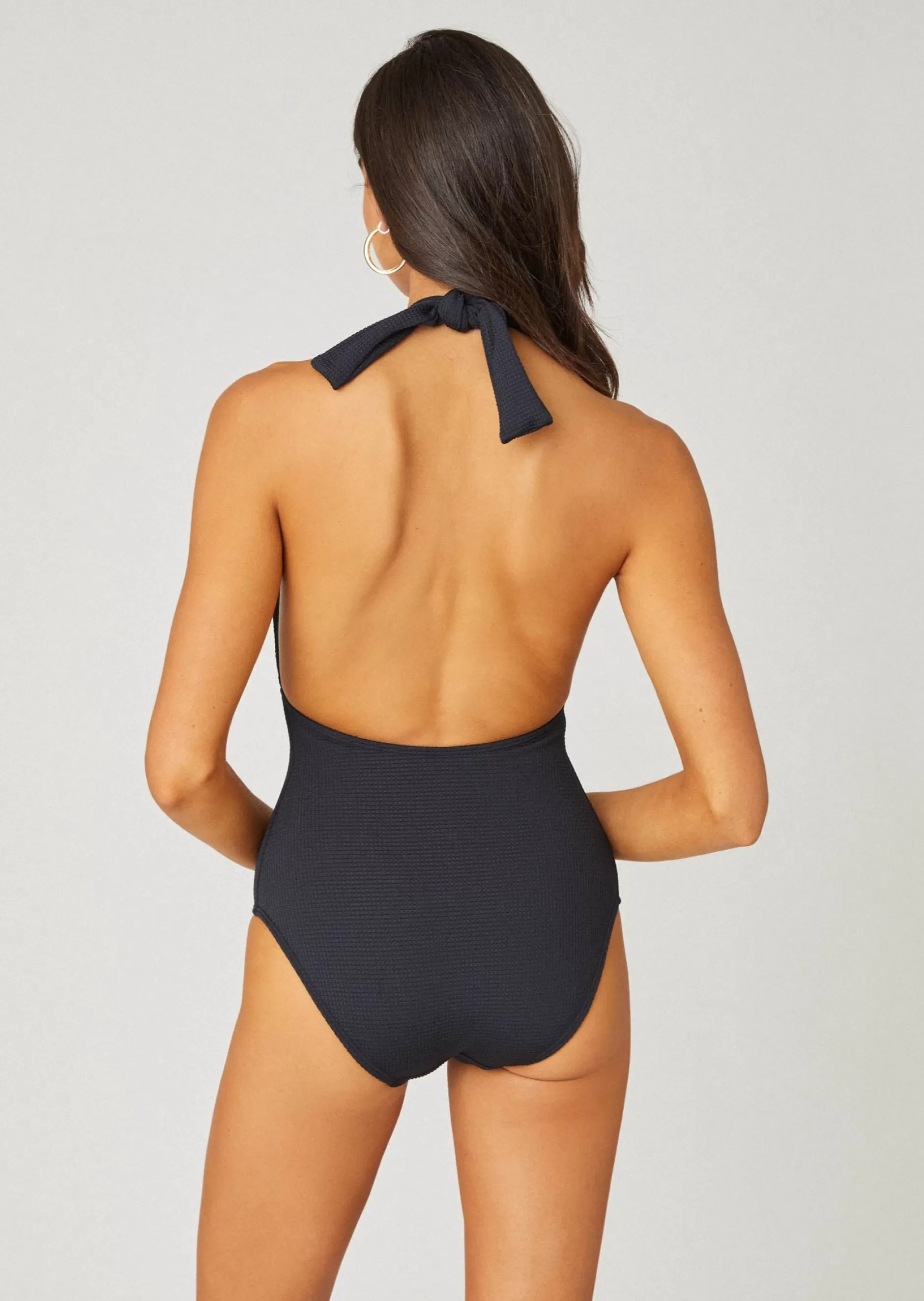 Discount Shoshanna Jet Halter One Piece