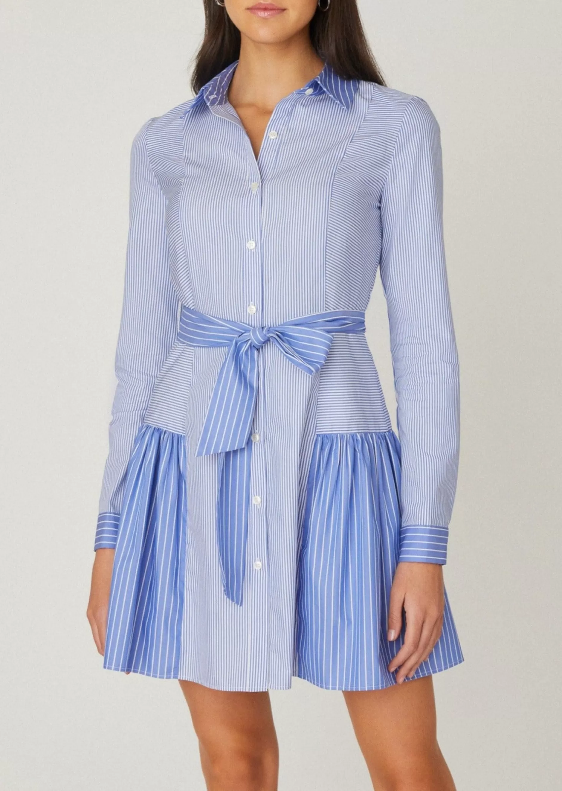 Online Shoshanna Kaia Dress French Blue/Optic