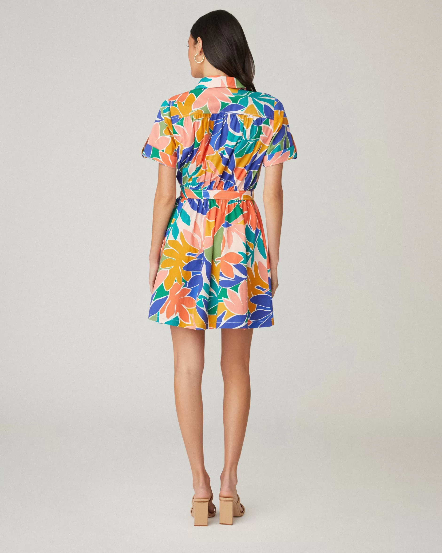 New Shoshanna Kyanna Dress Sunburst Multi