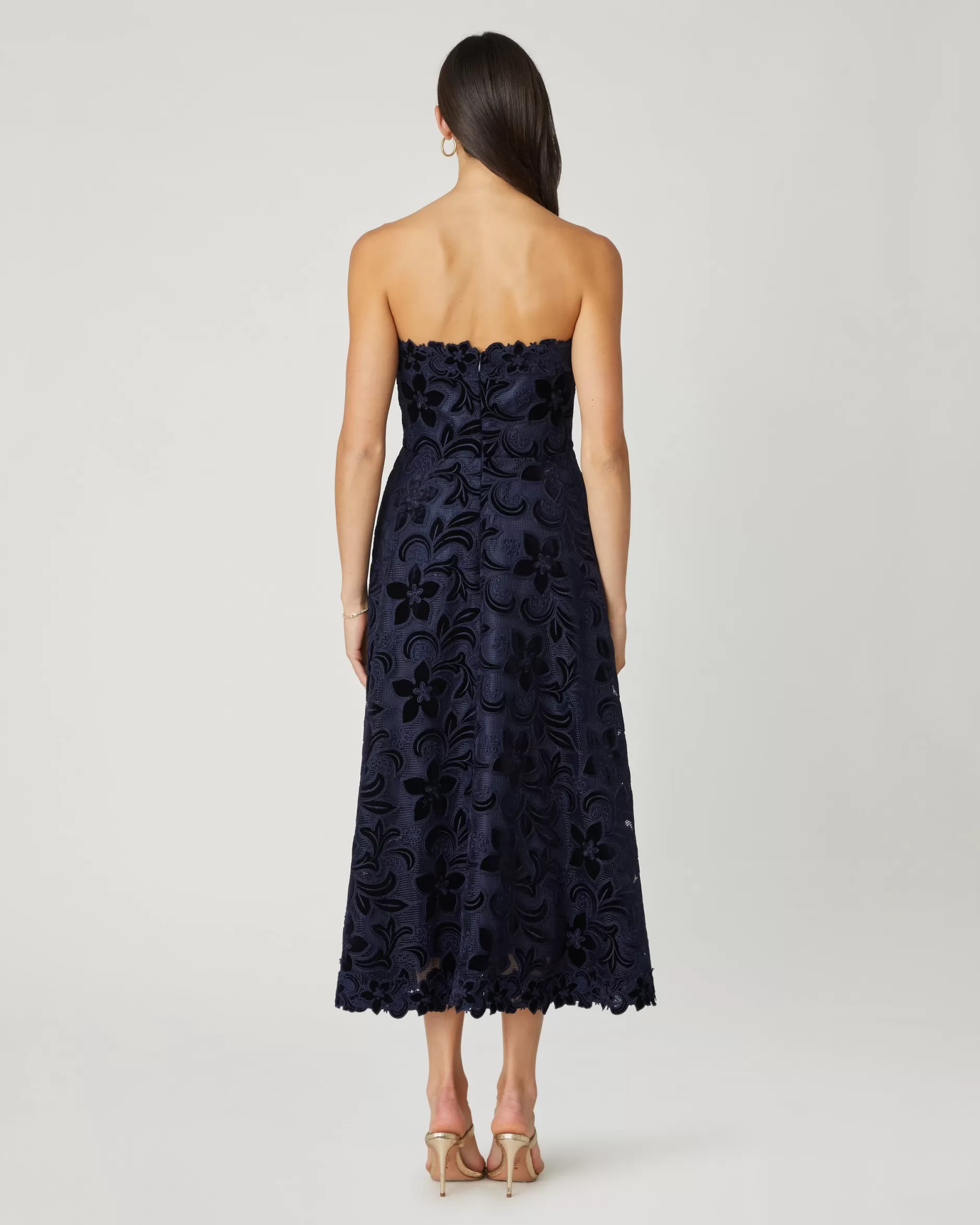 Store Shoshanna Midnight Anessa Dress Navy