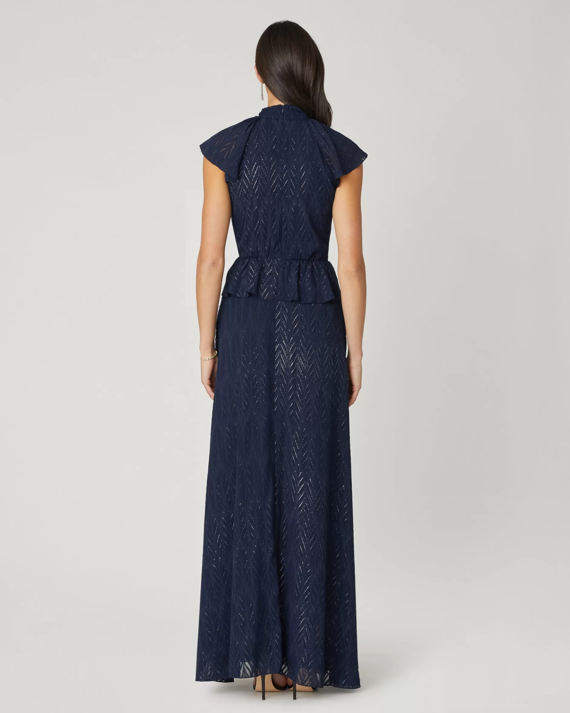 Shop Shoshanna Midnight Astreri Dress Navy