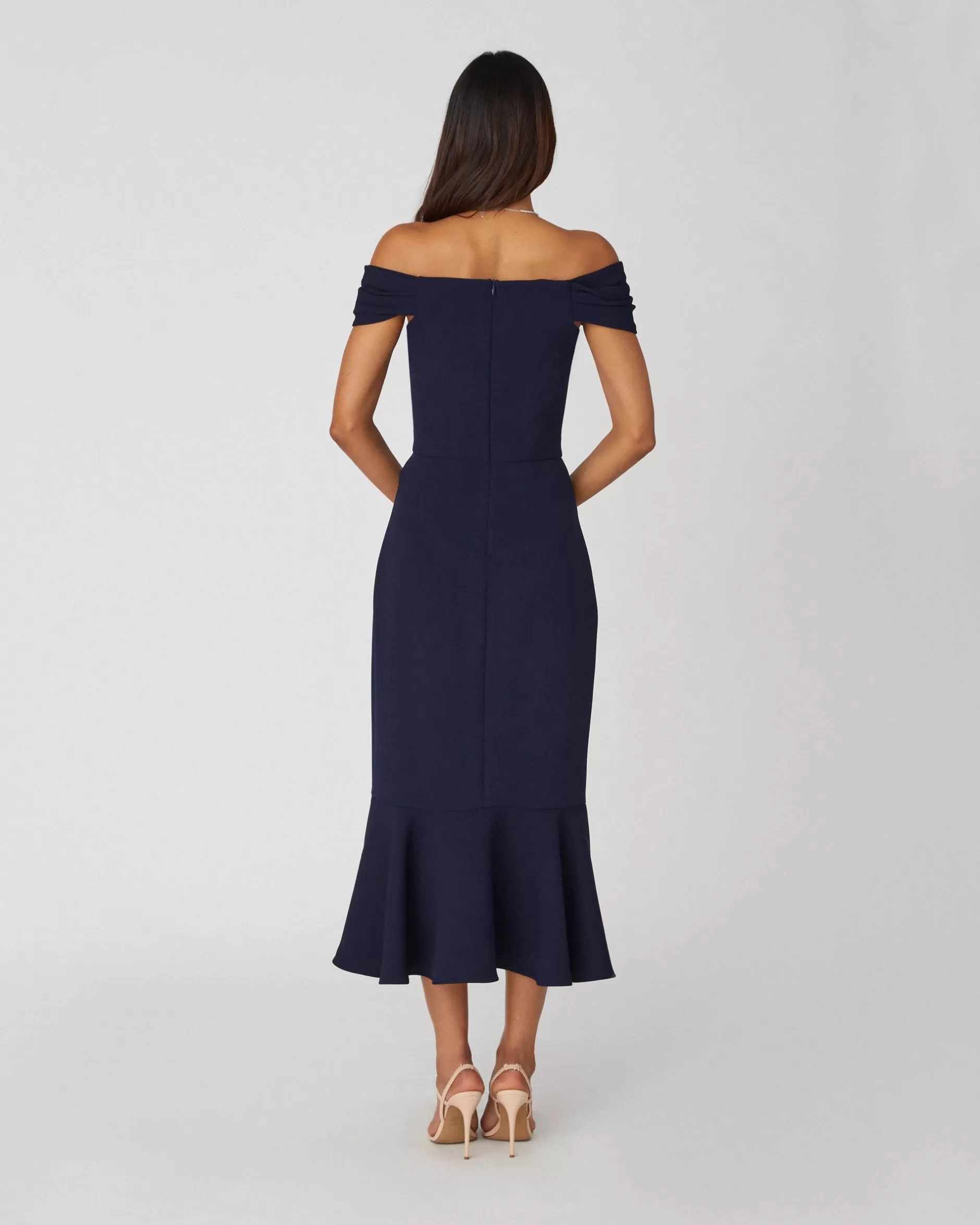 Store Shoshanna Midnight Bridget Dress Navy