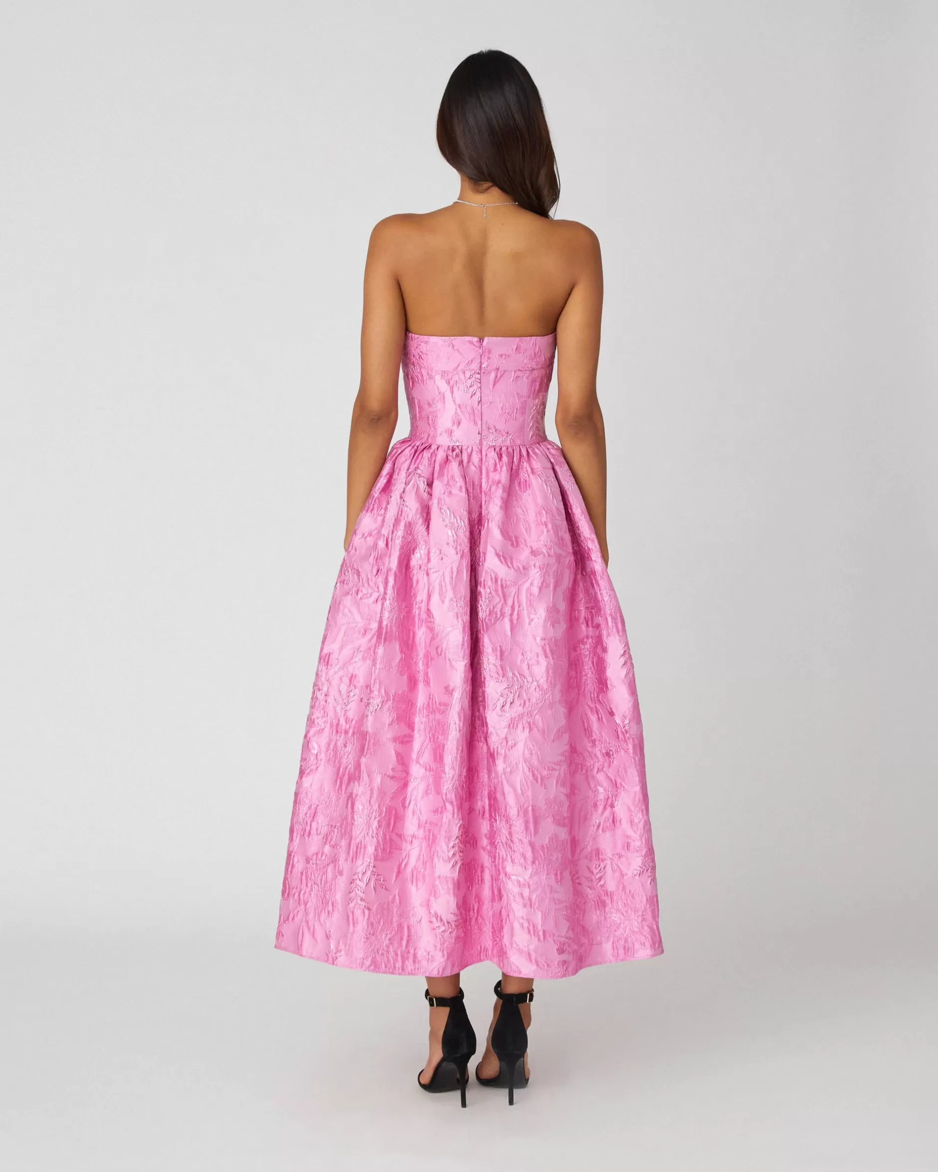 Fashion Shoshanna Midnight Dana Dress Azalea Pink