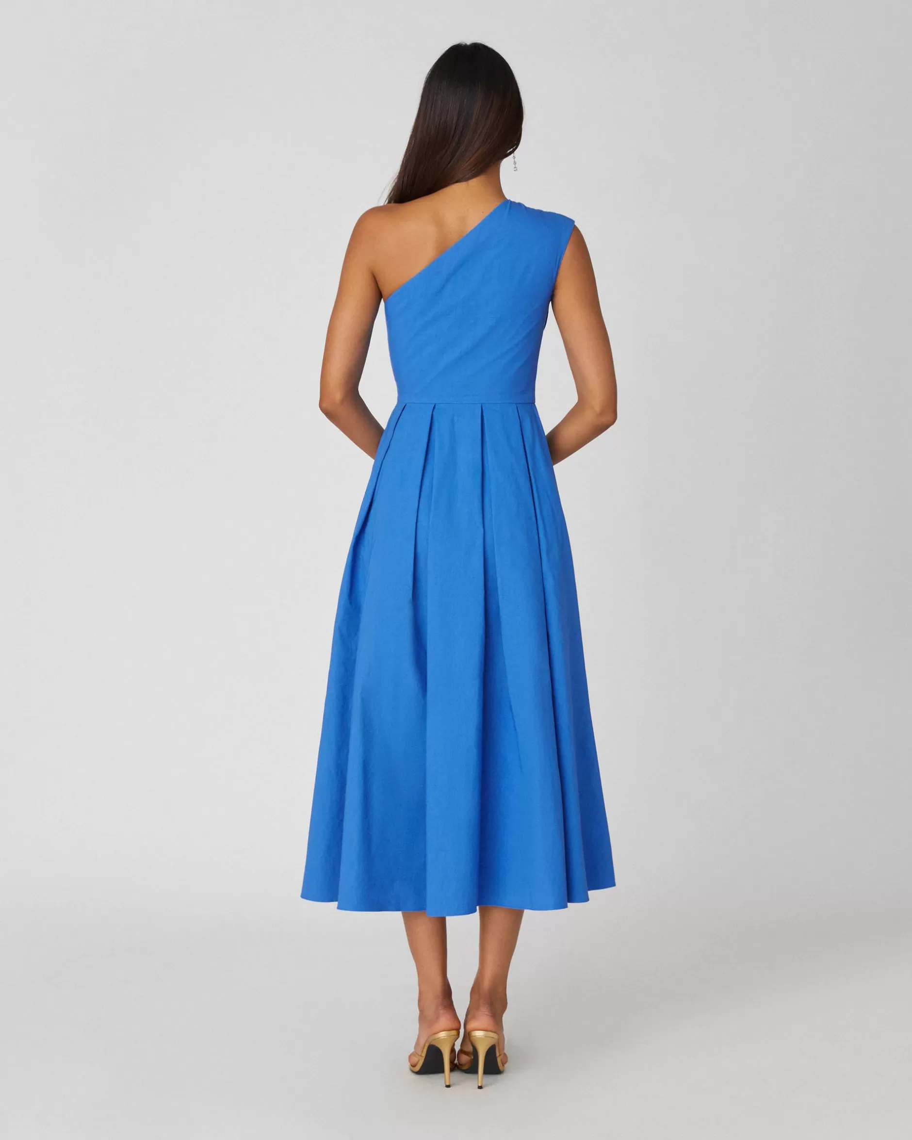 Store Shoshanna Midnight Edina Dress Bright Blue