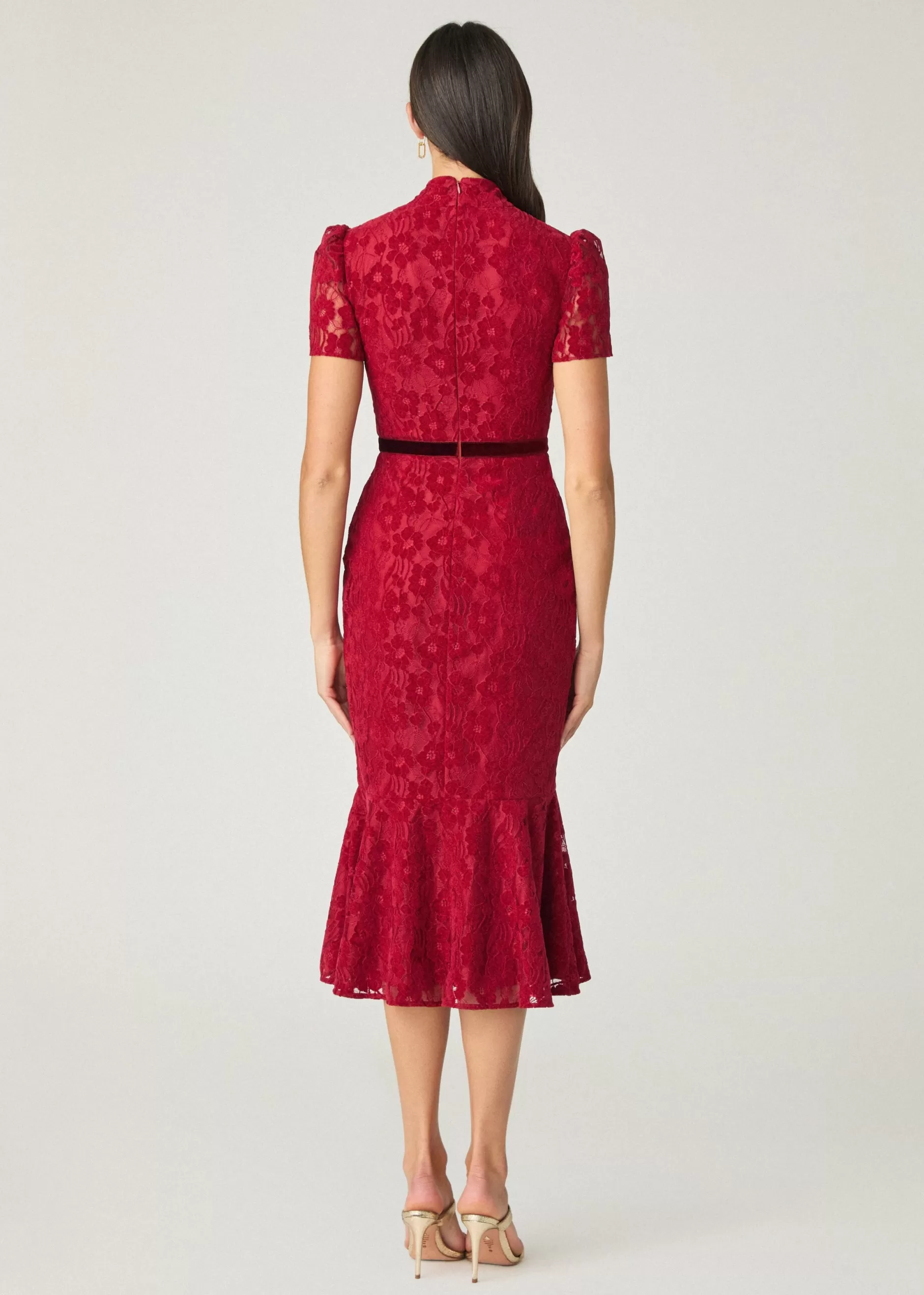 Shop Shoshanna Pierre Dress Scarlet