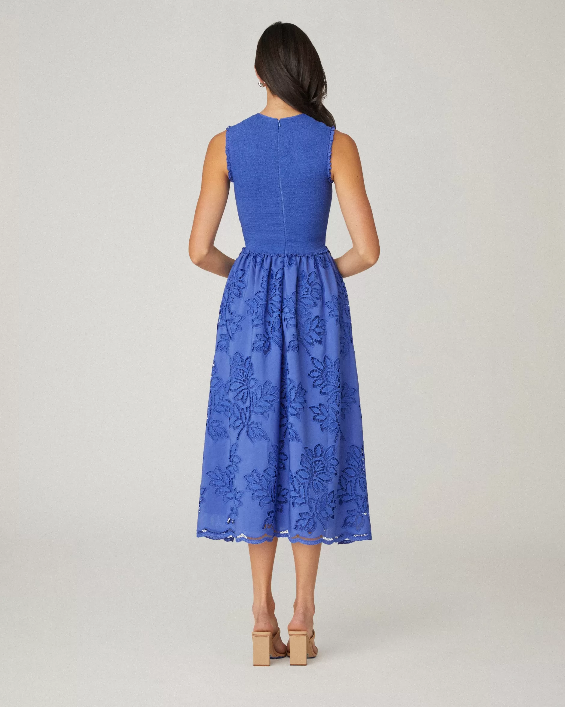 Discount Shoshanna Roberta Dress Amparo Blue