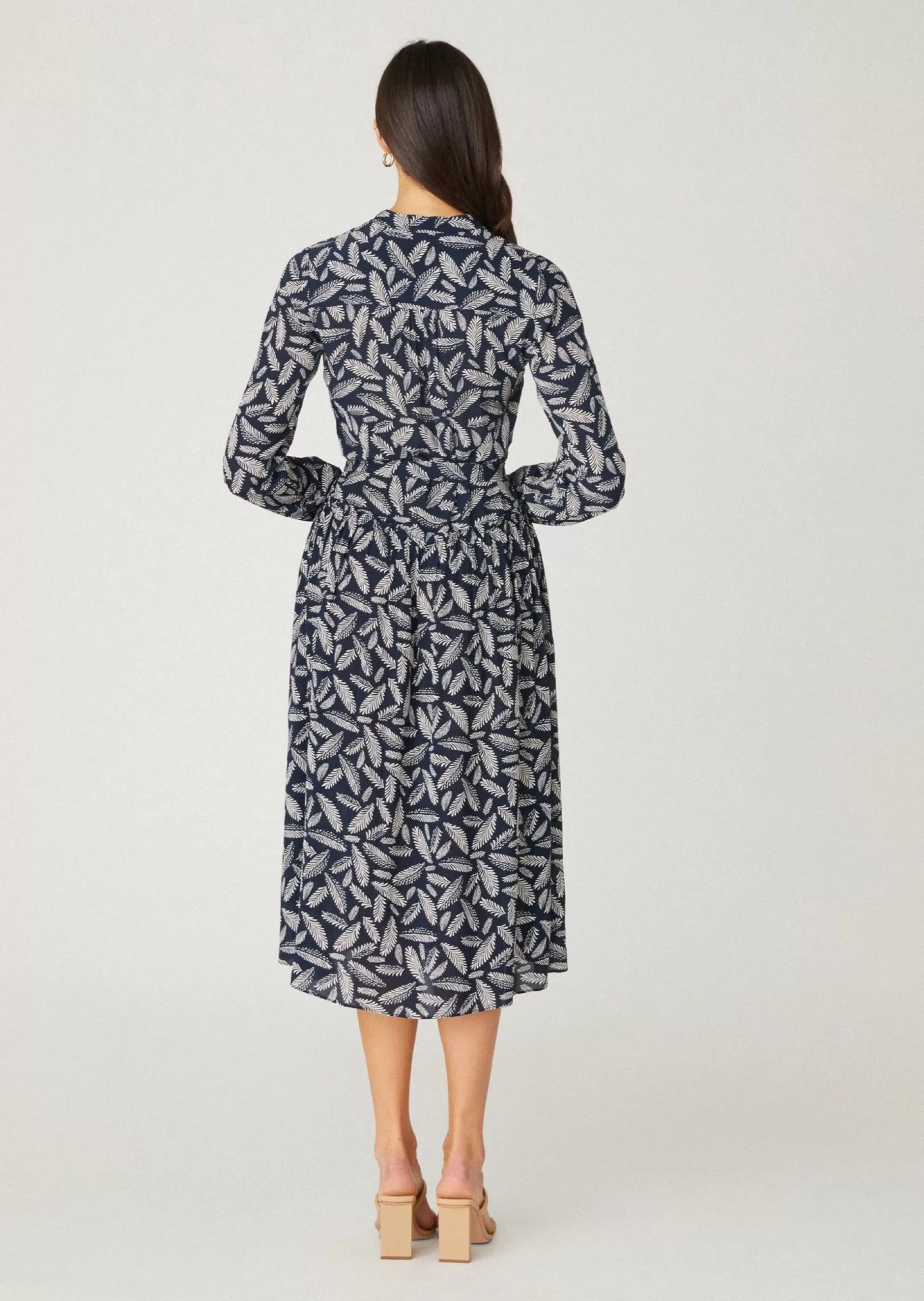 Cheap Shoshanna Rowan Dress Navy/Ivory